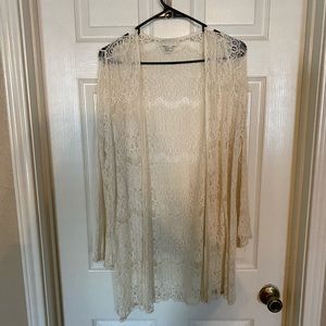 Lace sweater